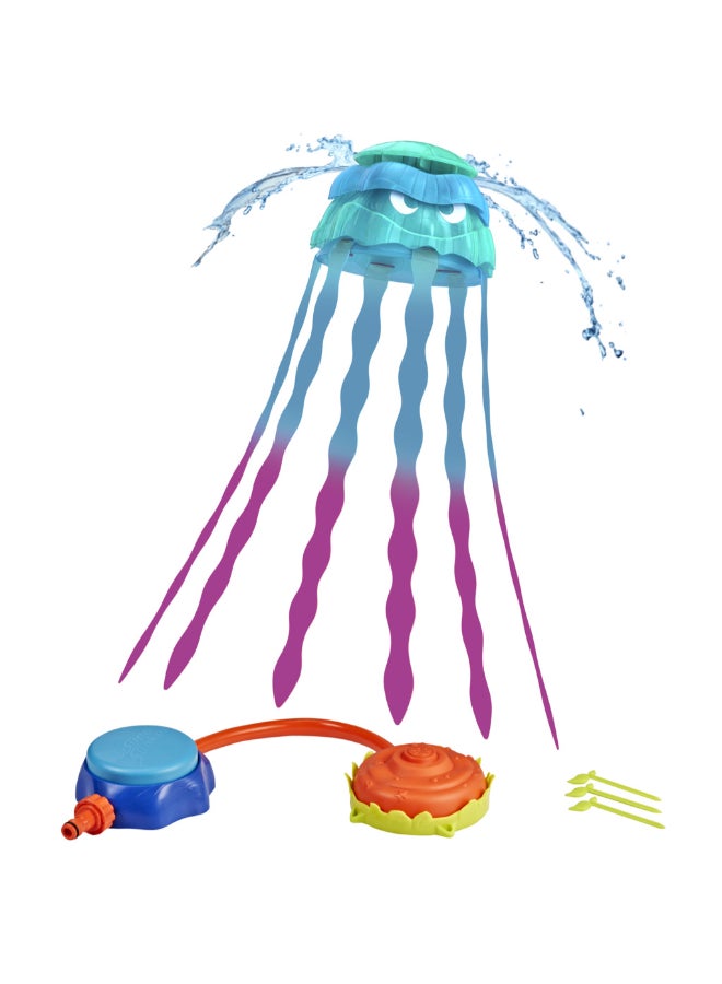 SUPER SOAKER Nerf Super Soaker Stomp & Soak Water Toy | Jellyfish Flies Up and Splashes Water | Attaches to a Garden Hose Outdoor Sprinkler Toy for 3+ Years | G2149 - Image 3